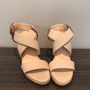 Banana republic wedge sandals